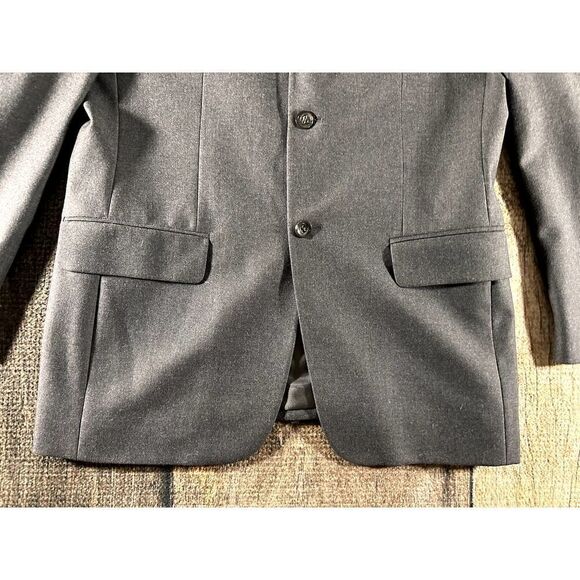 Banana Republic 3 Button Wool Blend Blazer Sport Coat Gray Men’s Size 40R - Picture 3 of 8